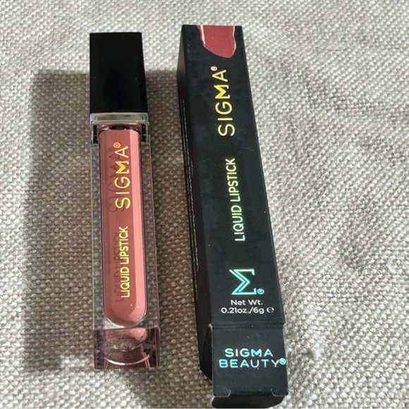 Sigma Beauty Liquid Lipstick - Dapper- NIB - Picture 2 of 6